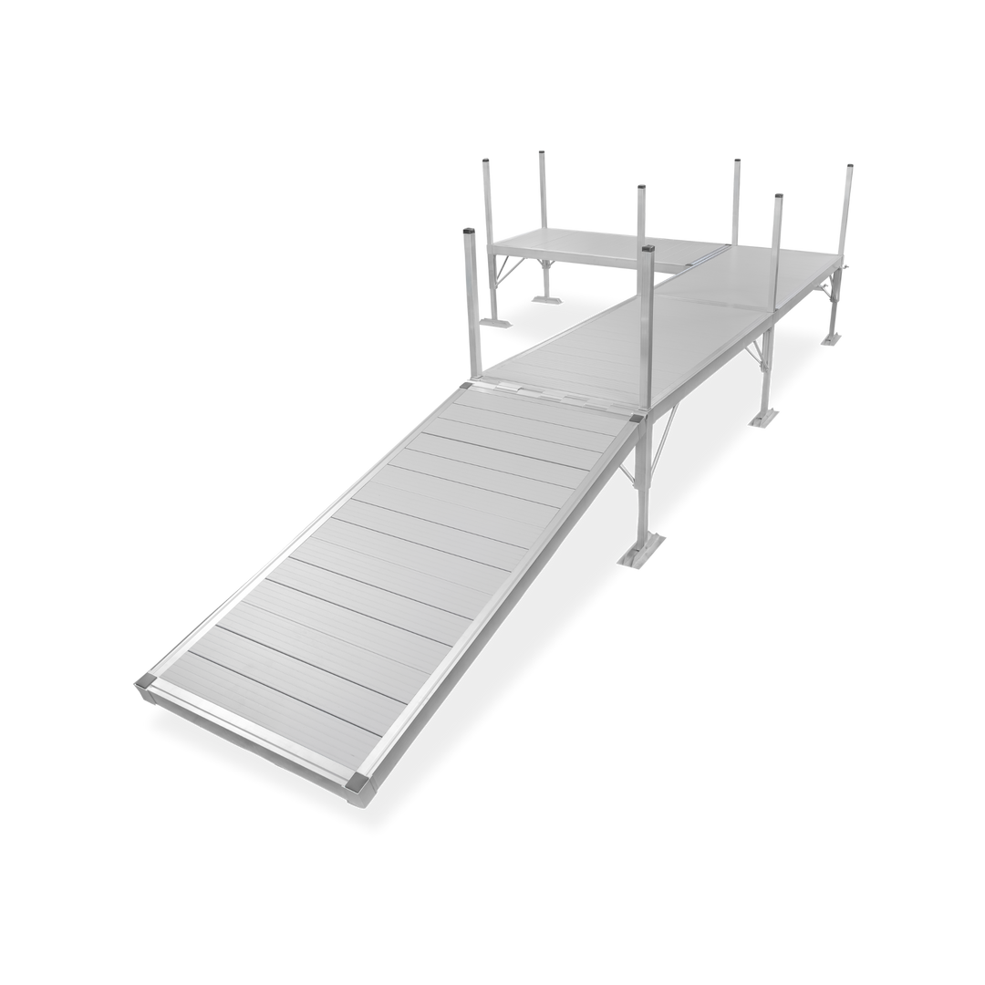 3 Section Left L-Shape Dock (With Shoreline-Kit)