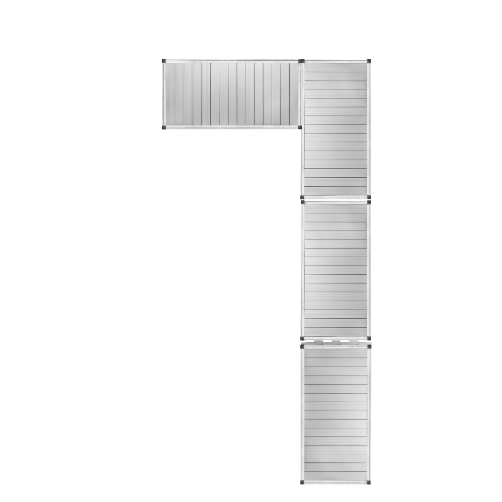 3 Section Left L-Shape Dock (With Shoreline-Kit)