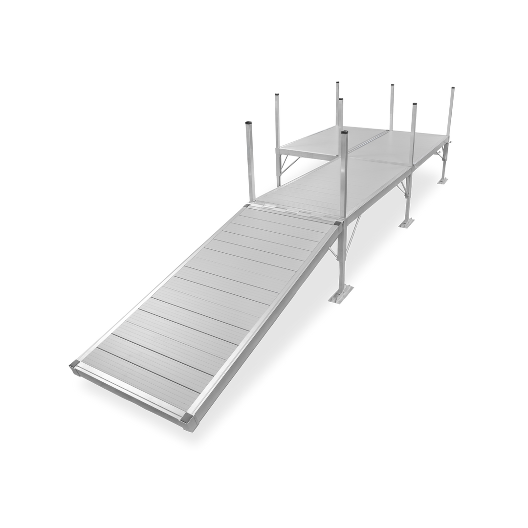 3 Section Left Platform Dock (With Shoreline-Kit)