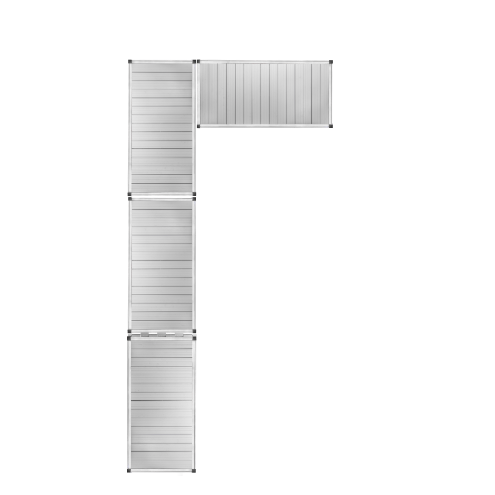 3 Section Right L-Shape Dock (With Shoreline-Kit)