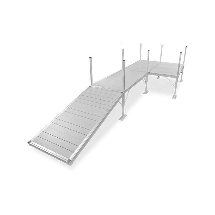 3 Section Right Platform Dock (With Shoreline-Kit)