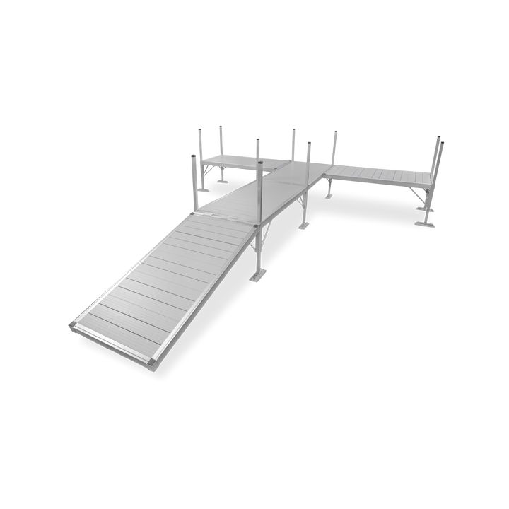 4 Section T-Shape Dock (With Shoreline-Kit)