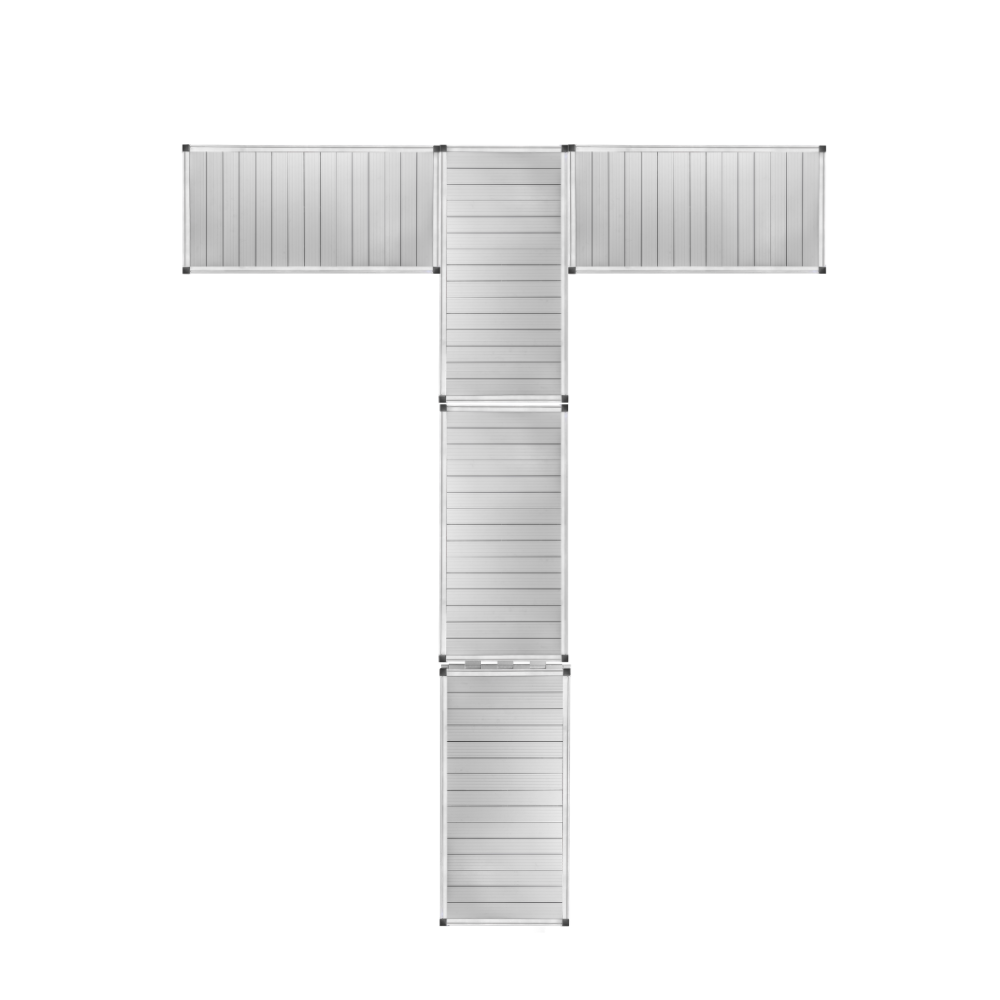 4 Section T-Shape Dock (With Shoreline-Kit)