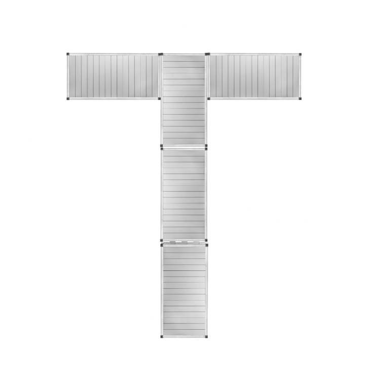 4 Section T-Shape Dock (With Shoreline-Kit)
