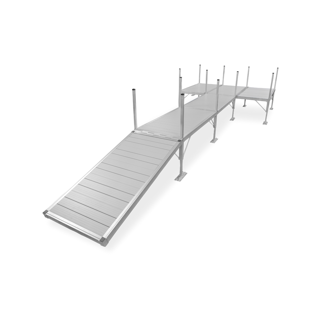 5 Section Full Platform Dock (With Shoreline-Kit)