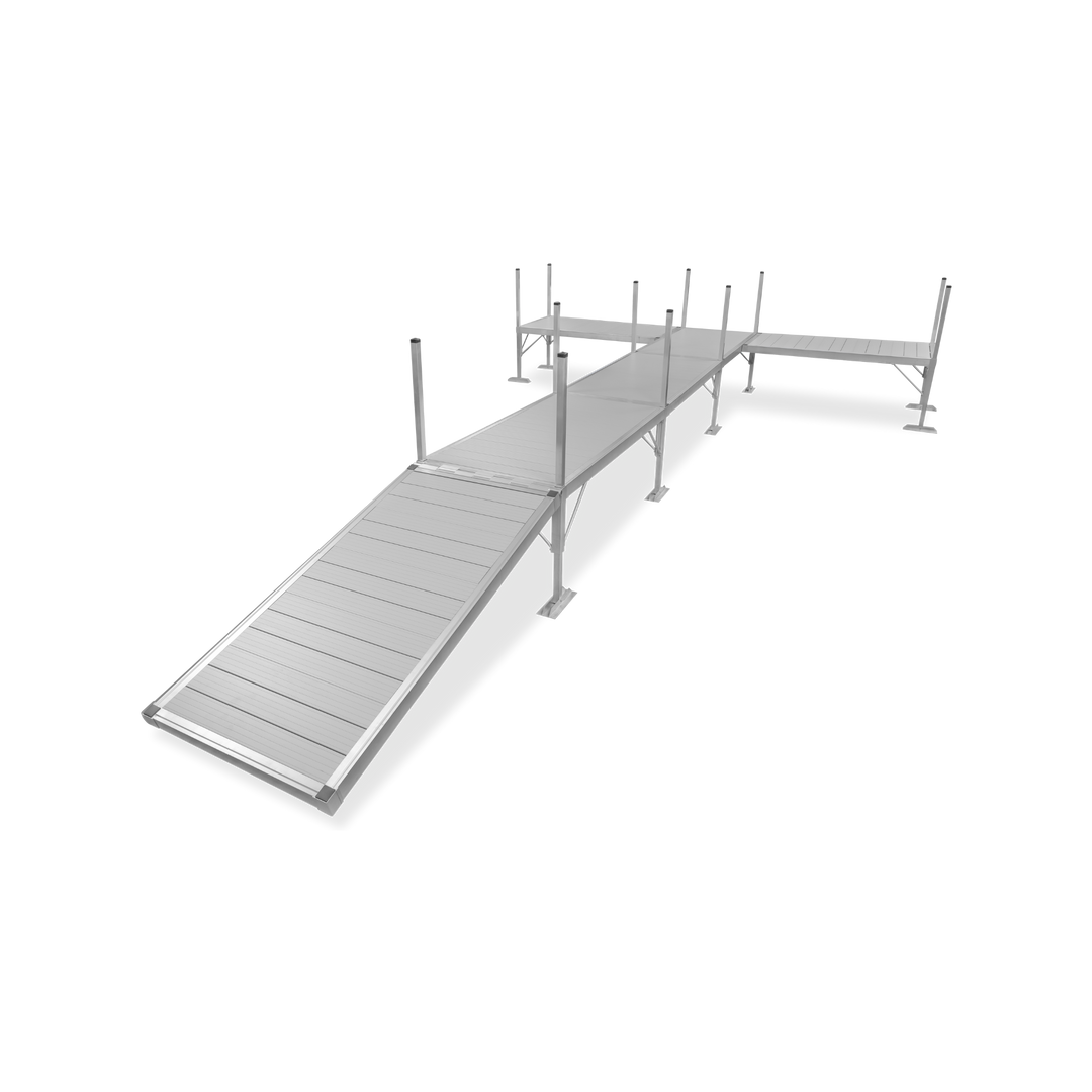 5 Section T-Shape Dock (With Shoreline-Kit)