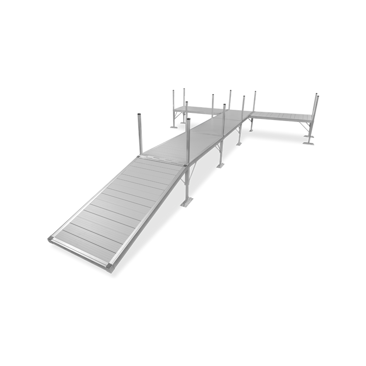 5 Section T-Shape Dock (With Shoreline-Kit)