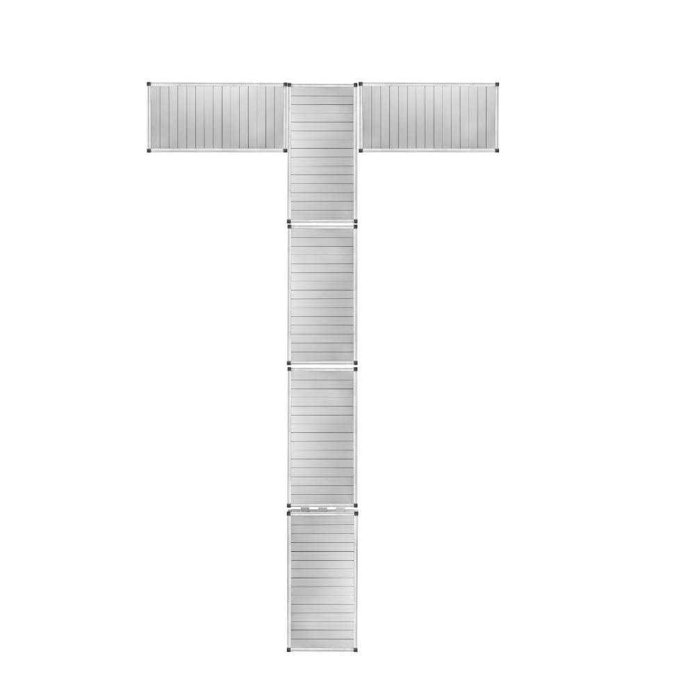 5 Section T-Shape Dock (With Shoreline-Kit)