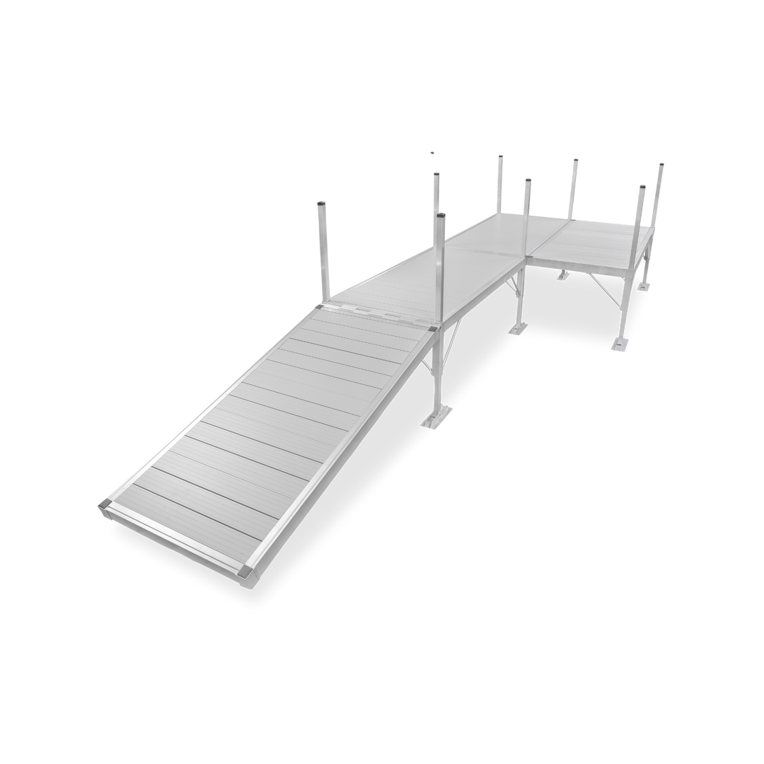 3 Section Right Platform Dock (With Shoreline-Kit)