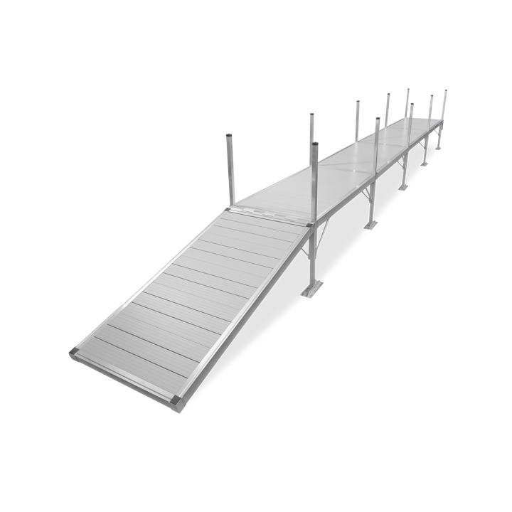 4 Section Straight Dock (With Shoreline-Kit)