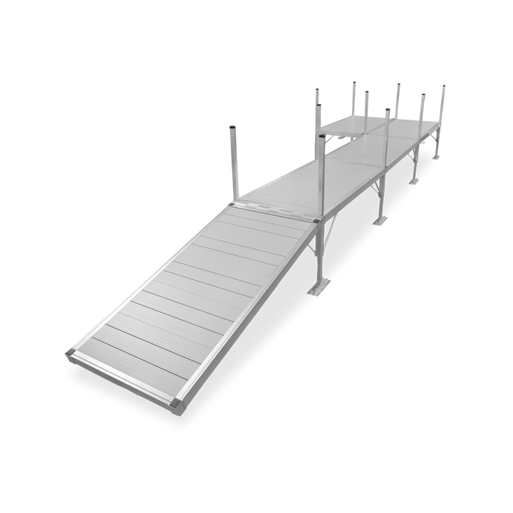 4 Section Left Platform Dock (With Shoreline-Kit)