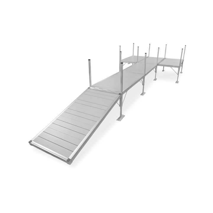 5 Section Full Platform Dock (With Shoreline-Kit)