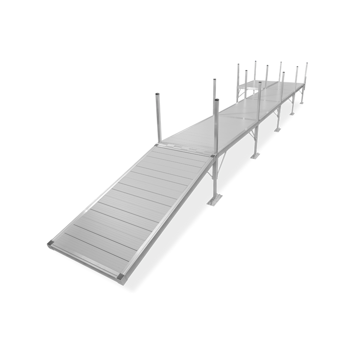 5 Section Left Platform Dock (With Shoreline-Kit)