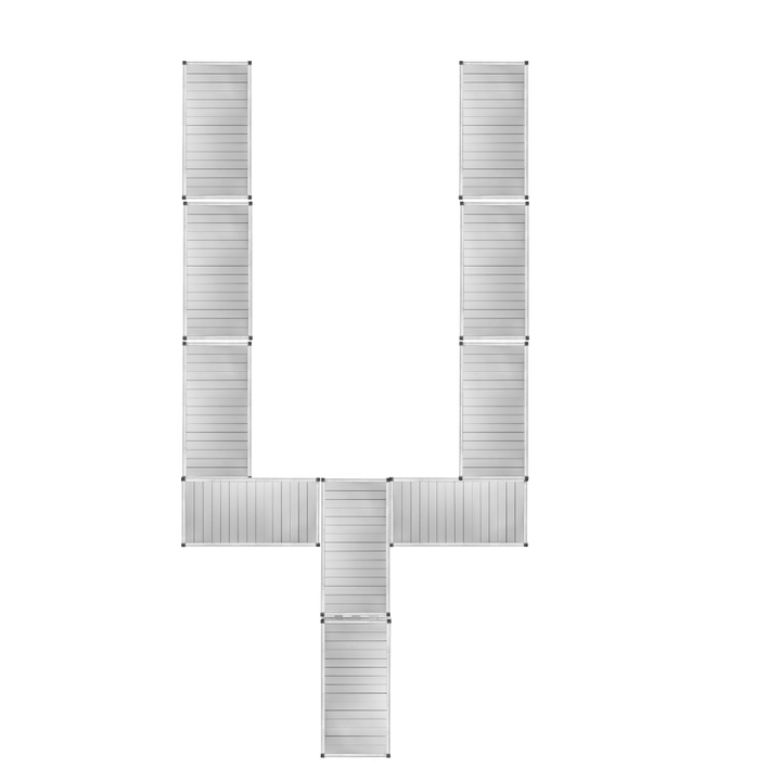 9 Section U-Shape Dock (With Shoreline-Kit)
