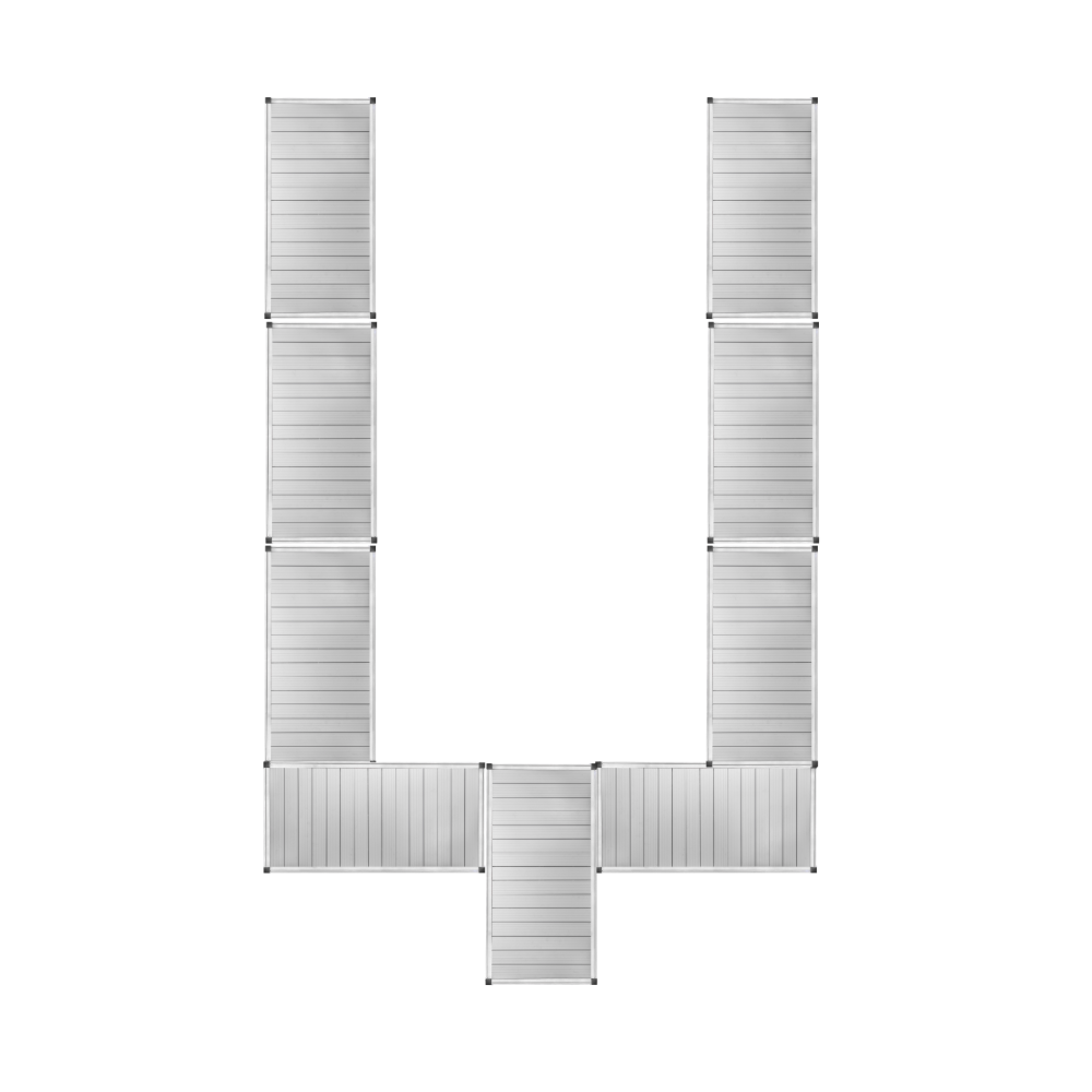 9 Section U-Shape Dock